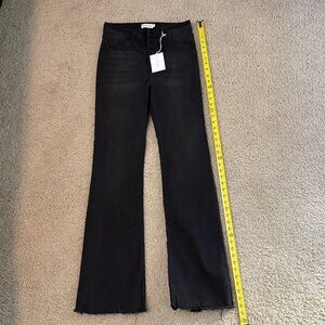Cello Women's Black Flare Jeans